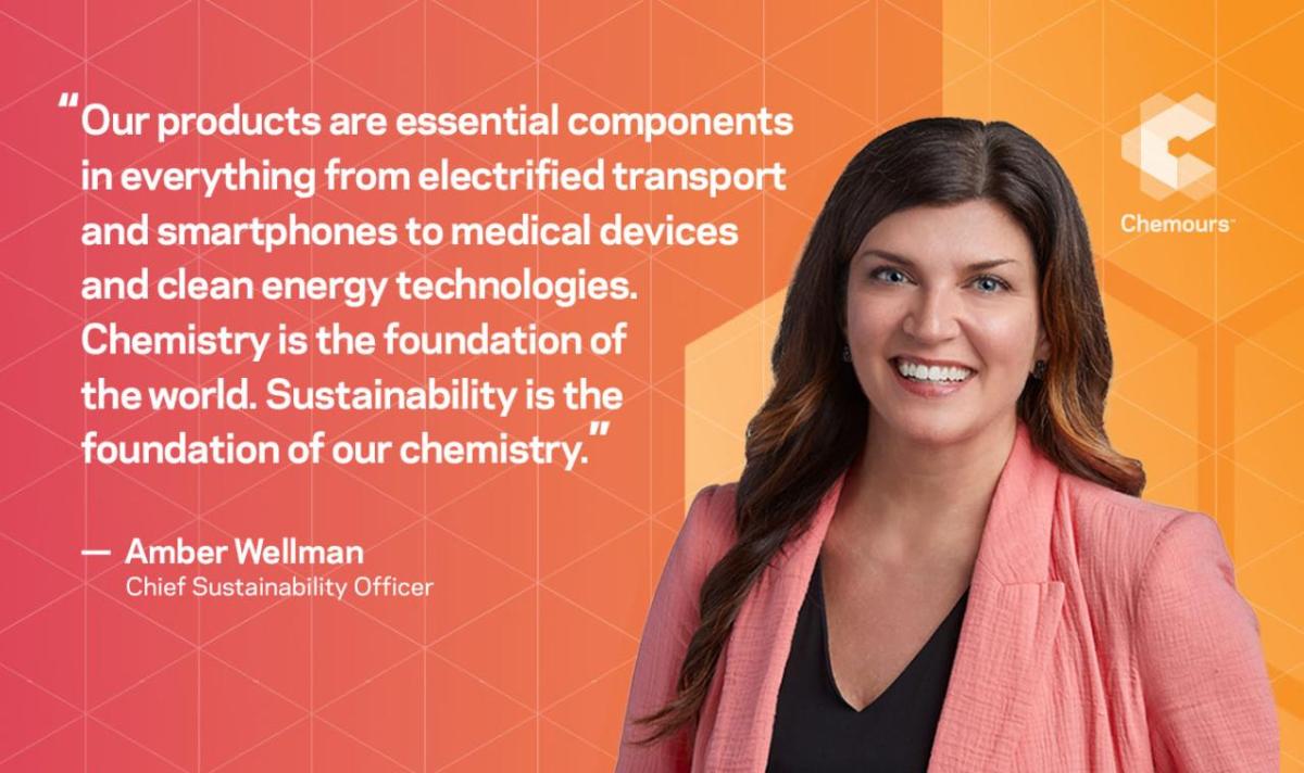 Our products are essential components in everything from electrified transport and smartphones to medical devices and clean energy technologies. Chemistry is the foundation of the world. Sustainability is the foundation of our chemistry. - Amber Wellman
