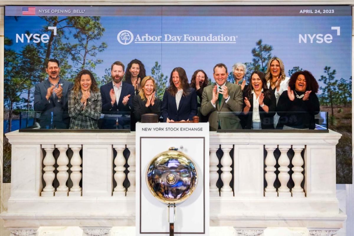 Arbor Day Foundation Invited to Ring NYSE Bell