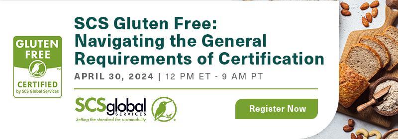 SCS Gluten-Free Certification Webinar