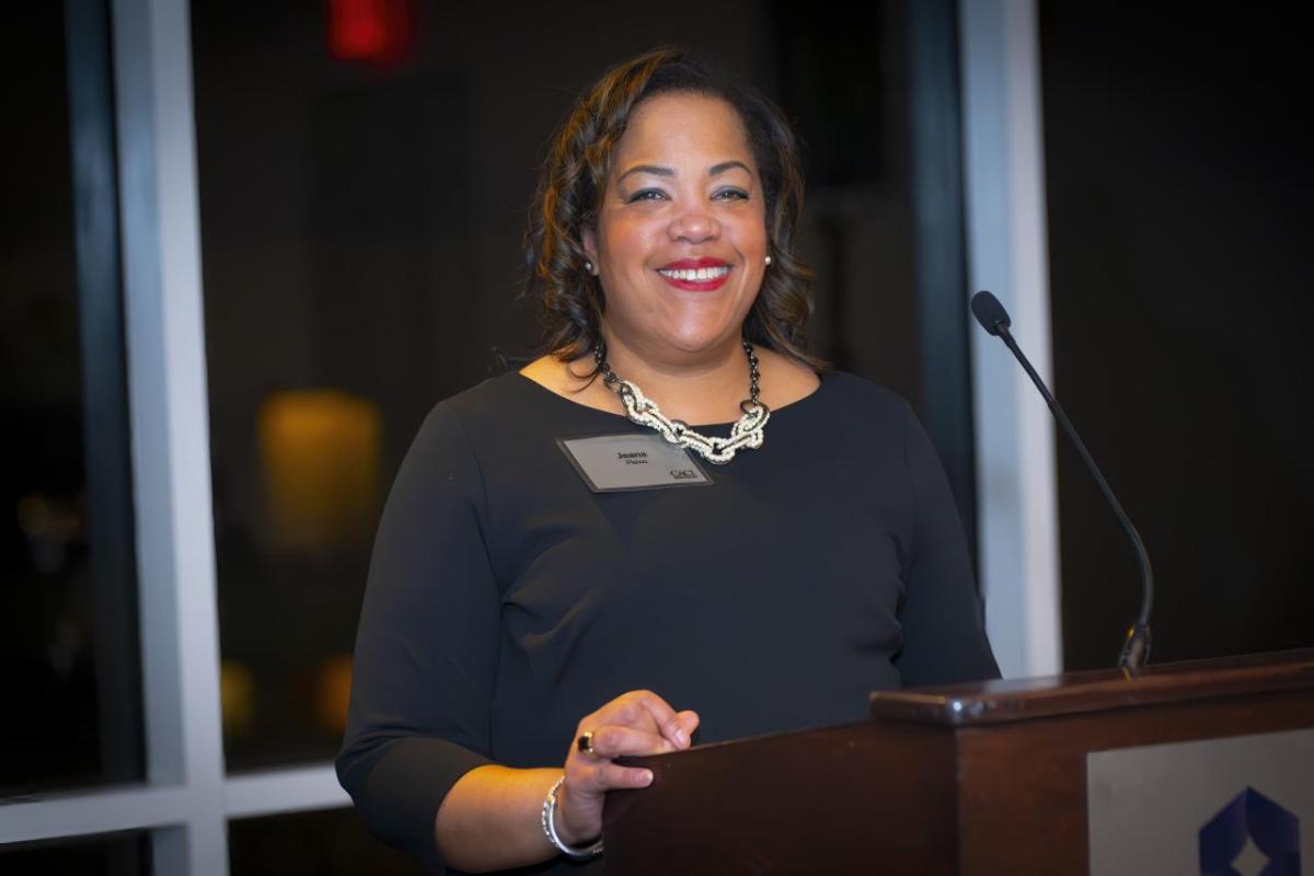 Jeana Plews, Vice President of Diversity, Equity and Inclusion (DEI), recently represented CACI at the 2024 Black Engineer of the Year Awards Global Competitive Conference.