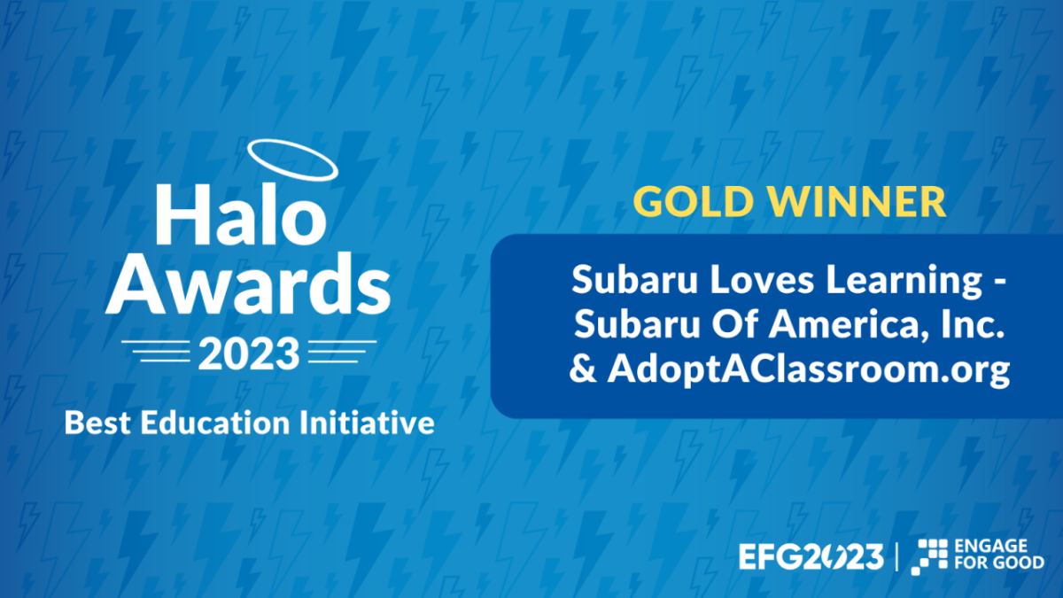 Halo Awards 2023 Best Education Initiative, GOLD WINNER