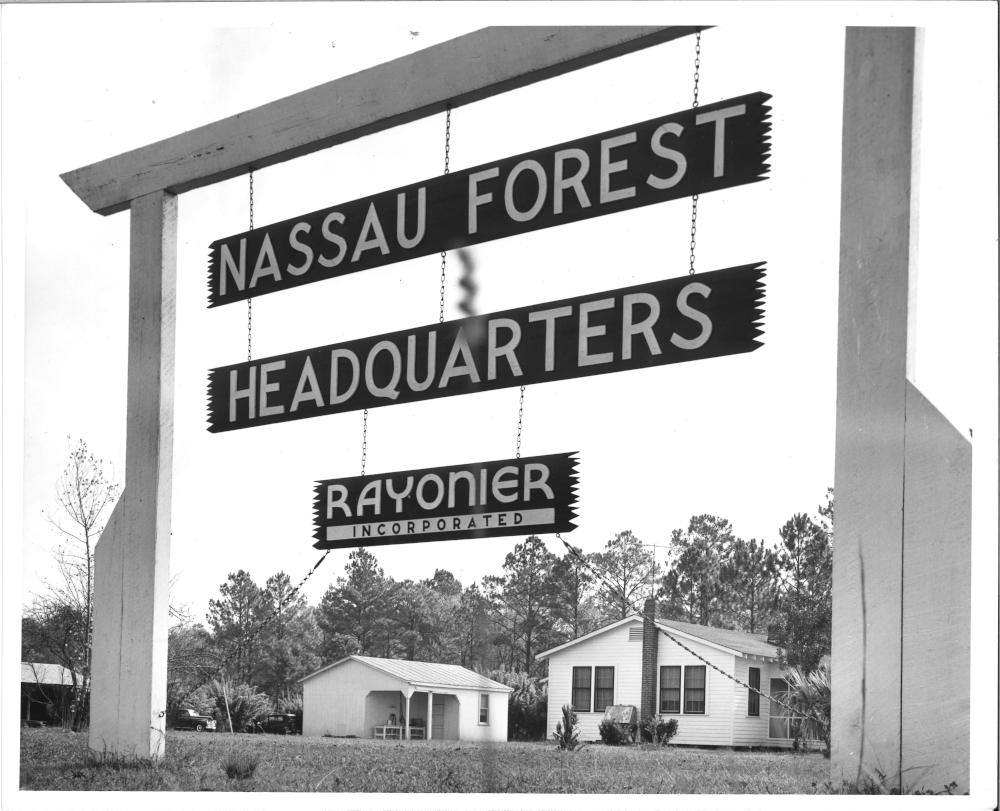 "Nassau Forest Headquarters" sign 