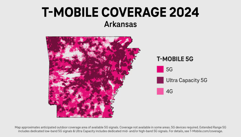 T-Mobile coverage 2024 map 