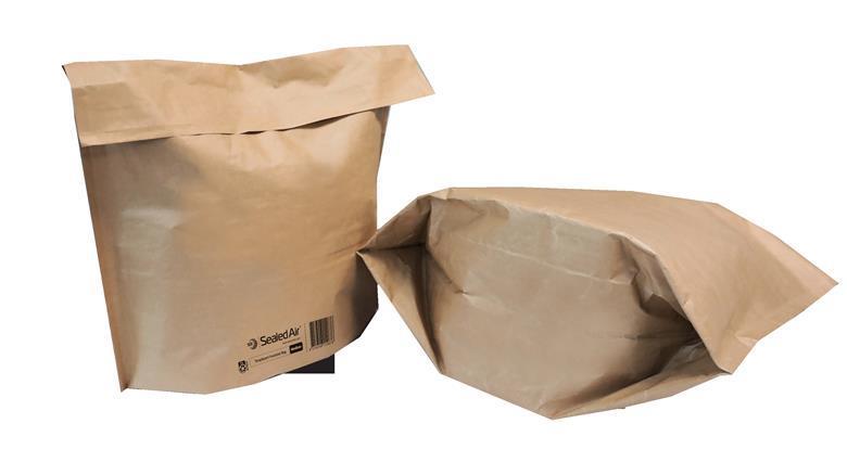 Two brown bags with the SEE logo on the bottom.