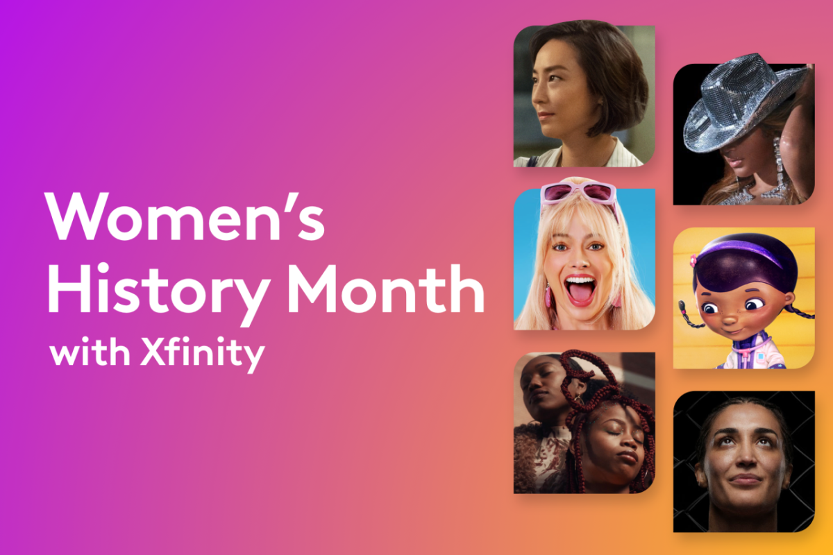 women's history month with xfinity