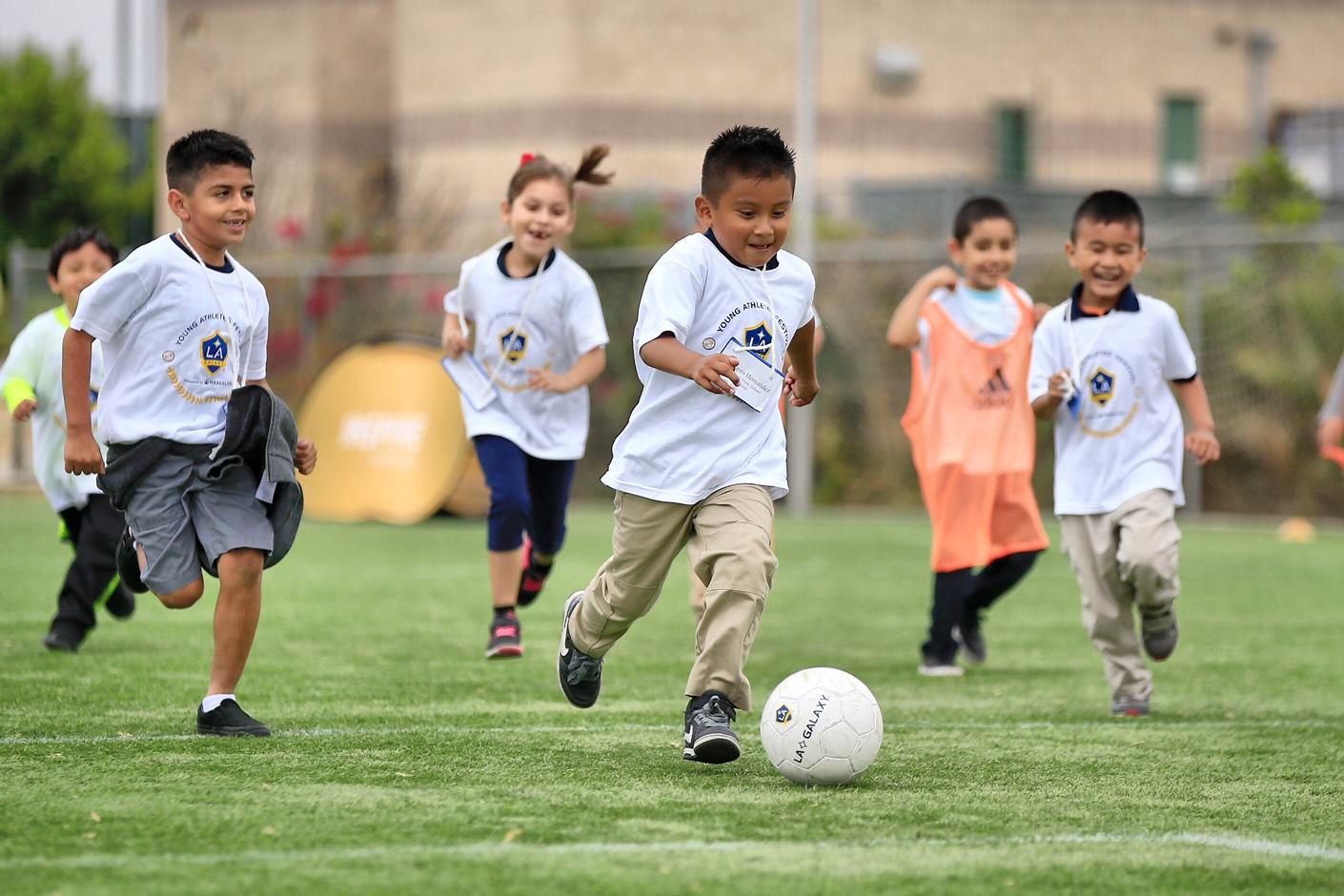 AEG’s LA Galaxy Foundation hosts the Special Olympics Southern California Young Athletes Festival for more than 100 athletes ages 5-8, with and without intellectual disabilities, at StubHub Center in Carson, Calif. on Friday, Aug. 25, 2017.