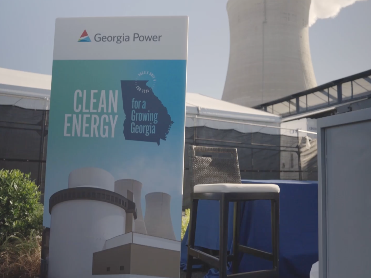 Georgia Power Clean Energy sign