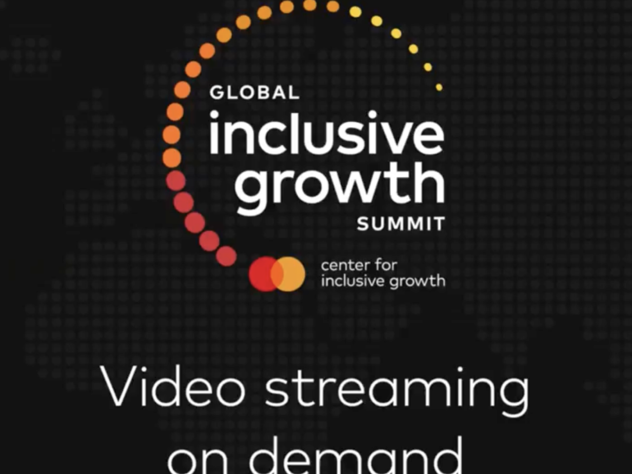 Global Inclusive growth summit logo