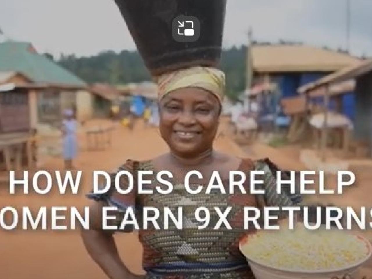 CARE helps women earn 9x returns