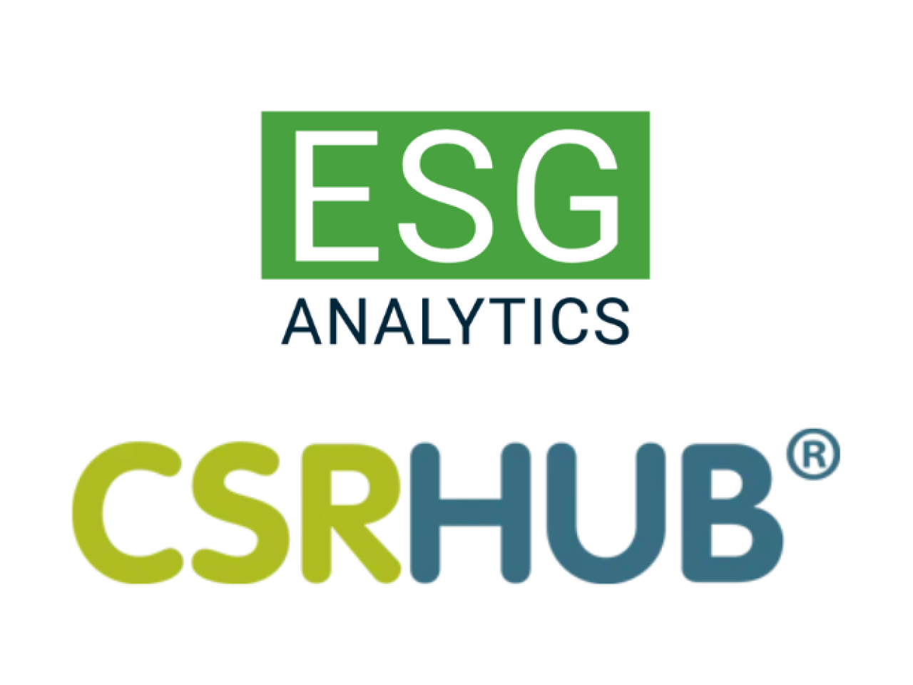 ESG Analytics and CSRHub Logo