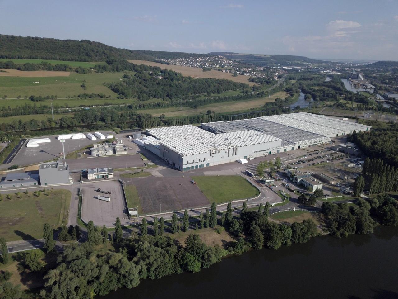 Aerial view of the Frouard plant