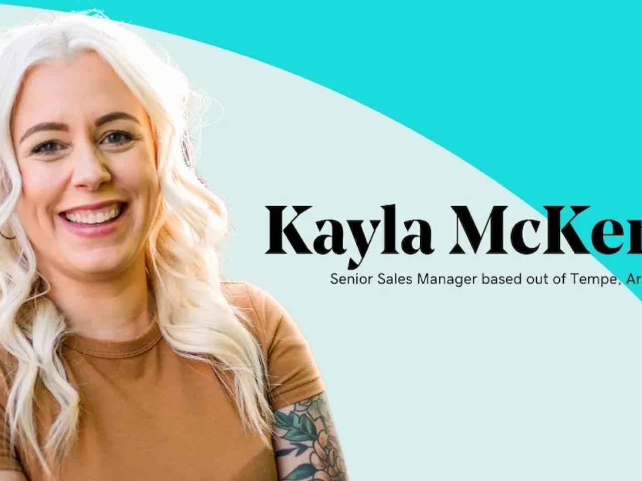 Kayla McKenna, Senior Sales Manager, GoDaddy.