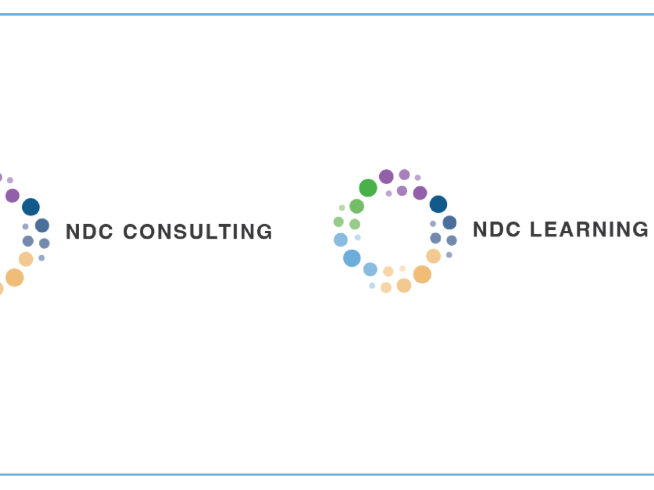 Colorful circle logo for NDC Consulting and NDC Learning Hub