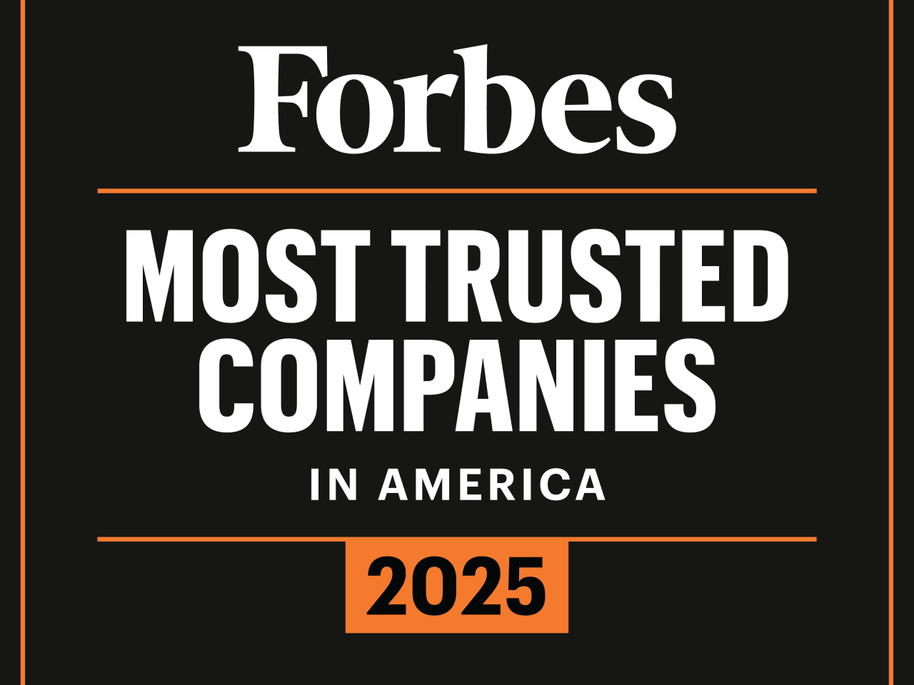 Forbes Most Trusted Companies in America 2025