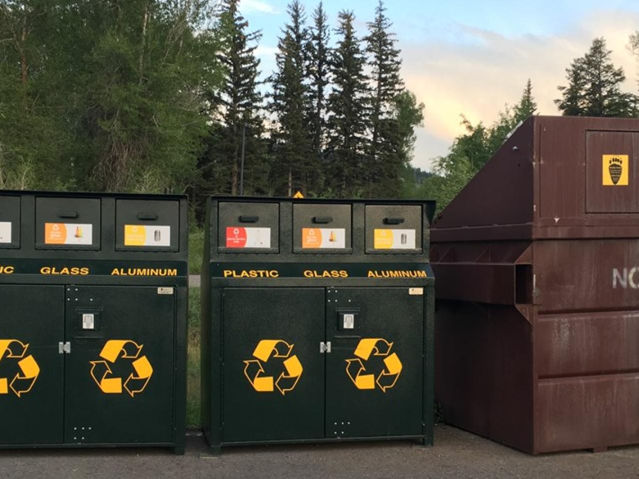 Recycling bins 