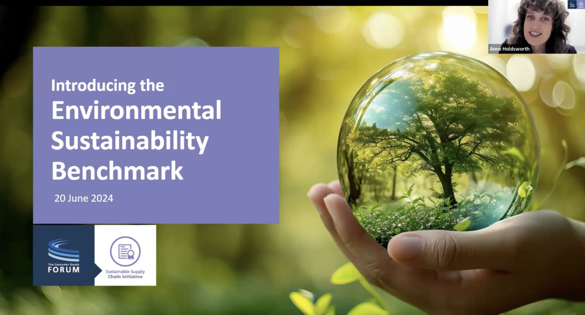 Cover image Webinar: Introducing the Environmental Sustainability Benchmark