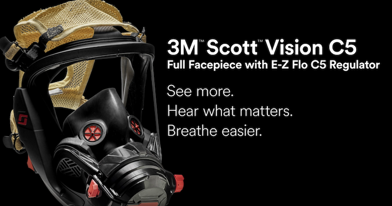 3M Scott Vision C5 Full Facepiece.