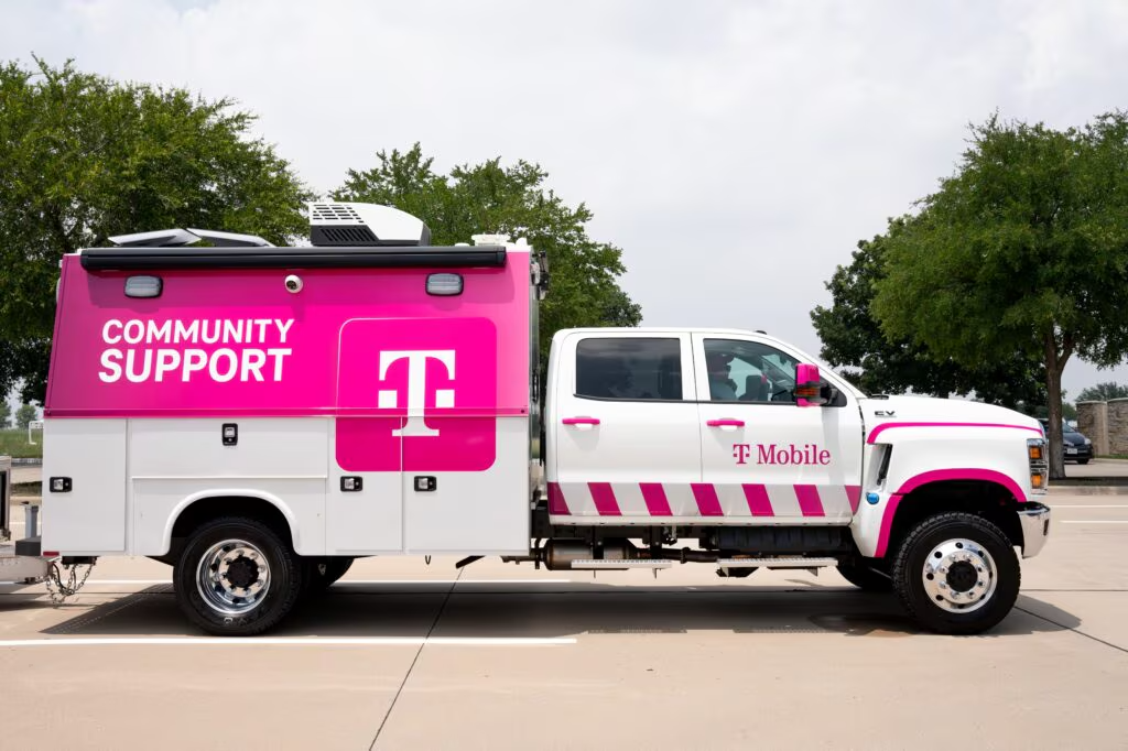 T-Mobile community support vehicle