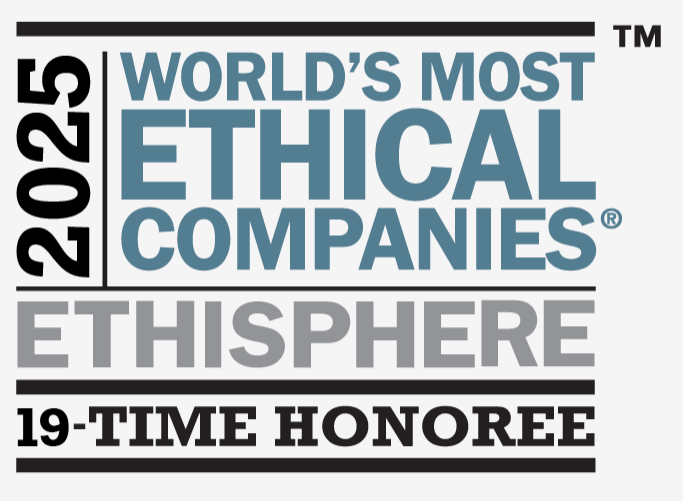 2025 Ethisphere World's Most Ethical Companies logo.