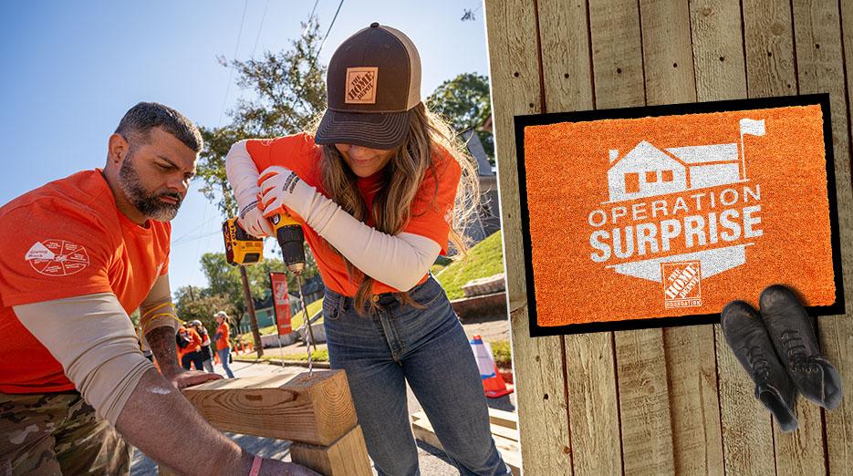 The Home Depot Foundation Operation Surprise kick-off