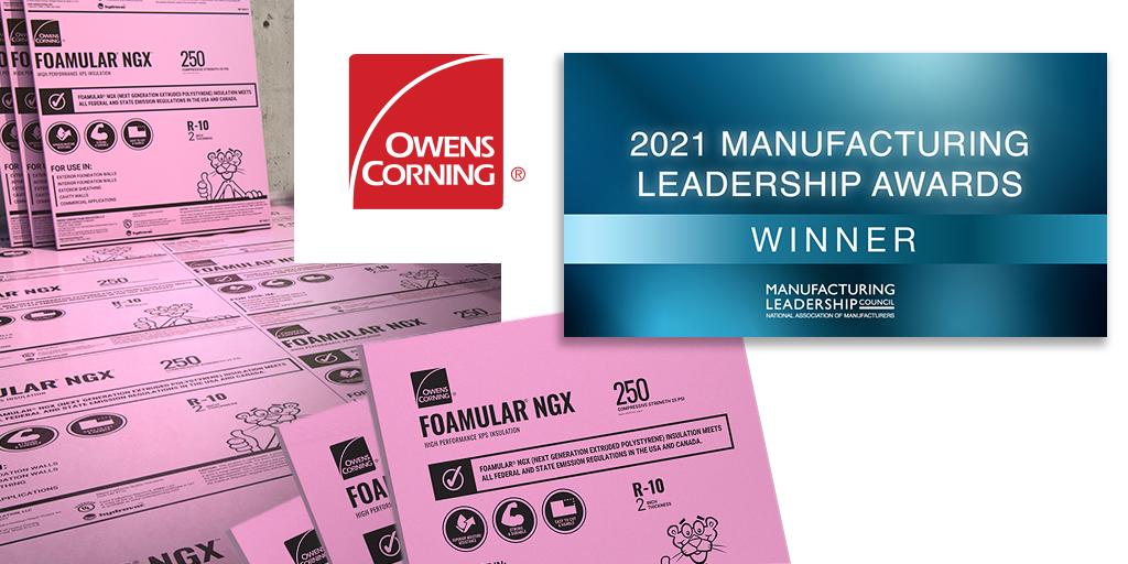 Owens Corning named No. 1 'Best Corporate Citizen' in national