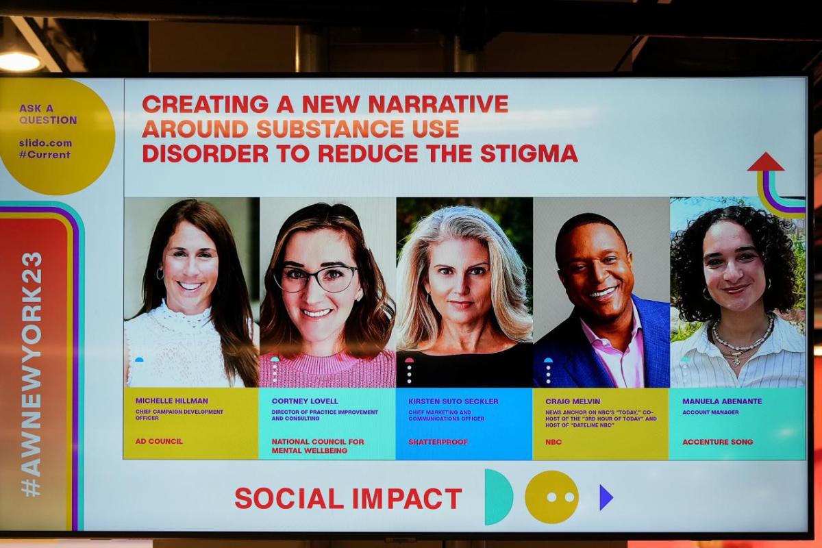 Creating a New Narrative Around Substance Use Disorder to Reduce the Stigma Advertising Week NY Panel