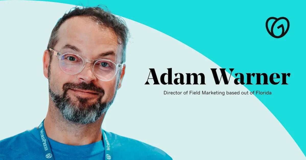 Adam Warner, Director of Field Marketing, GoDaddy.