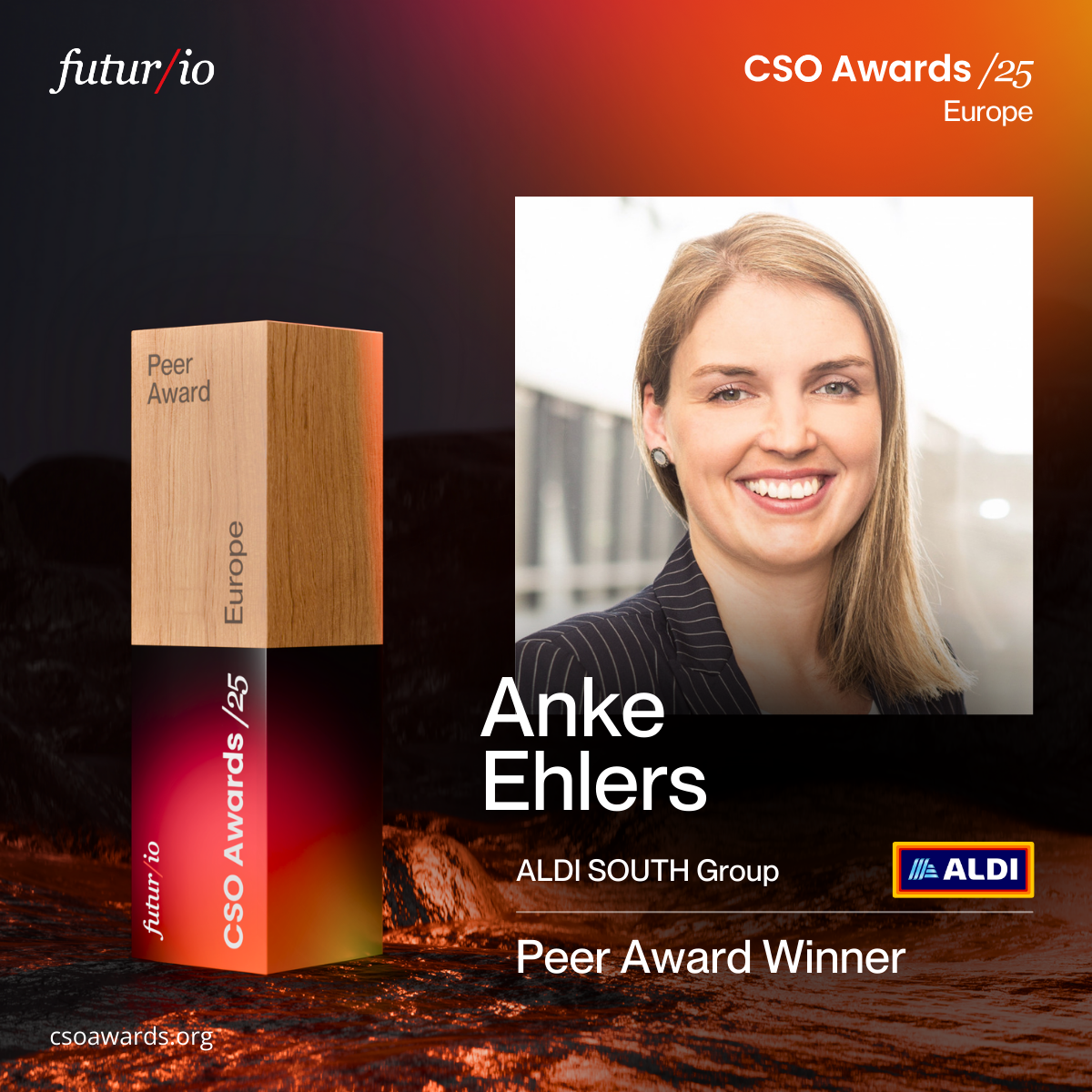 CSO Awards Peers Award Anke Ehlers