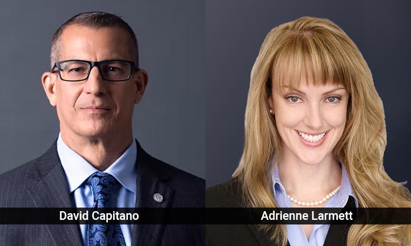 David Capitano and Adrienne Larmett headshots
