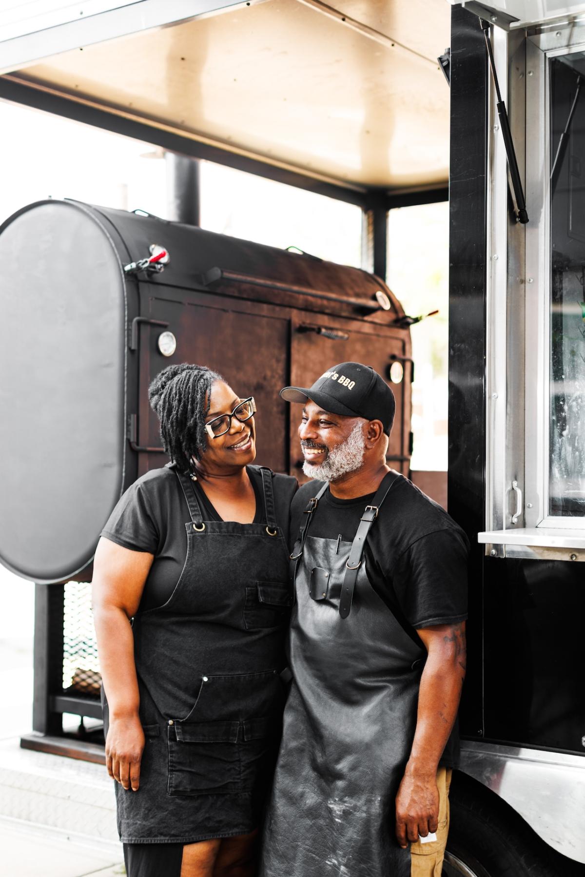 of Darren W. Carter and his wife Theresa Carter, the founders of Carter’s BBQ.