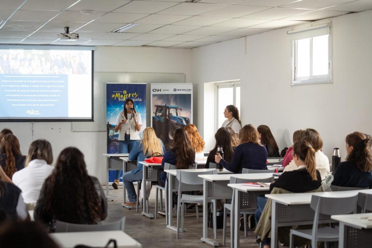 Teacher in front of a class