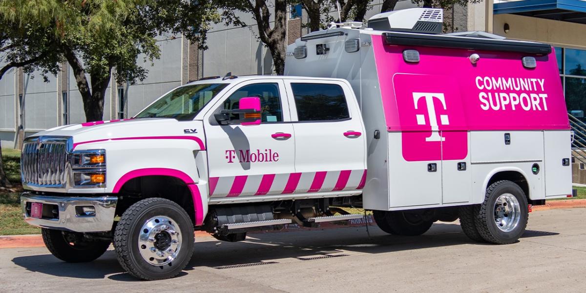 T-mobile community support vehicle 