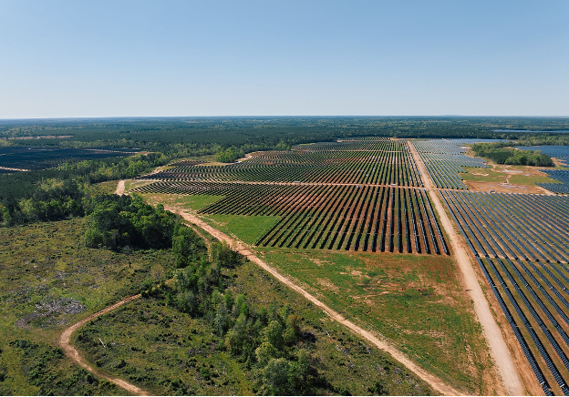 Longroad Energy’s solar farm in Polk County, Texas