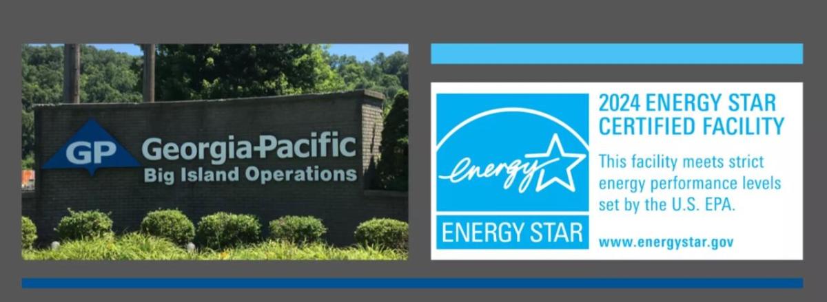 Georgia-Pacific sign and the Energy Star Logo