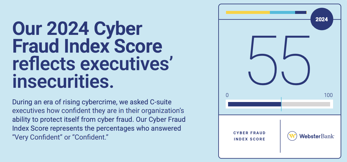 Our 2024 Cyber Fraud Index Score reflects executives insecurities.