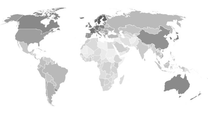 The Global Sustainable Competitiveness World Map 2024