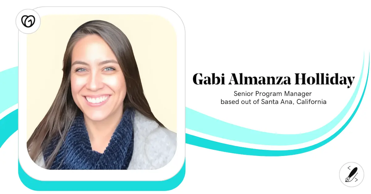 Gabi Almanza Holliday, Senior Program Manager, GoDaddy.