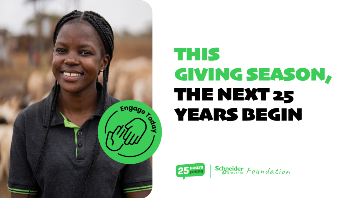 "This giving seasons, the next 25 years begin