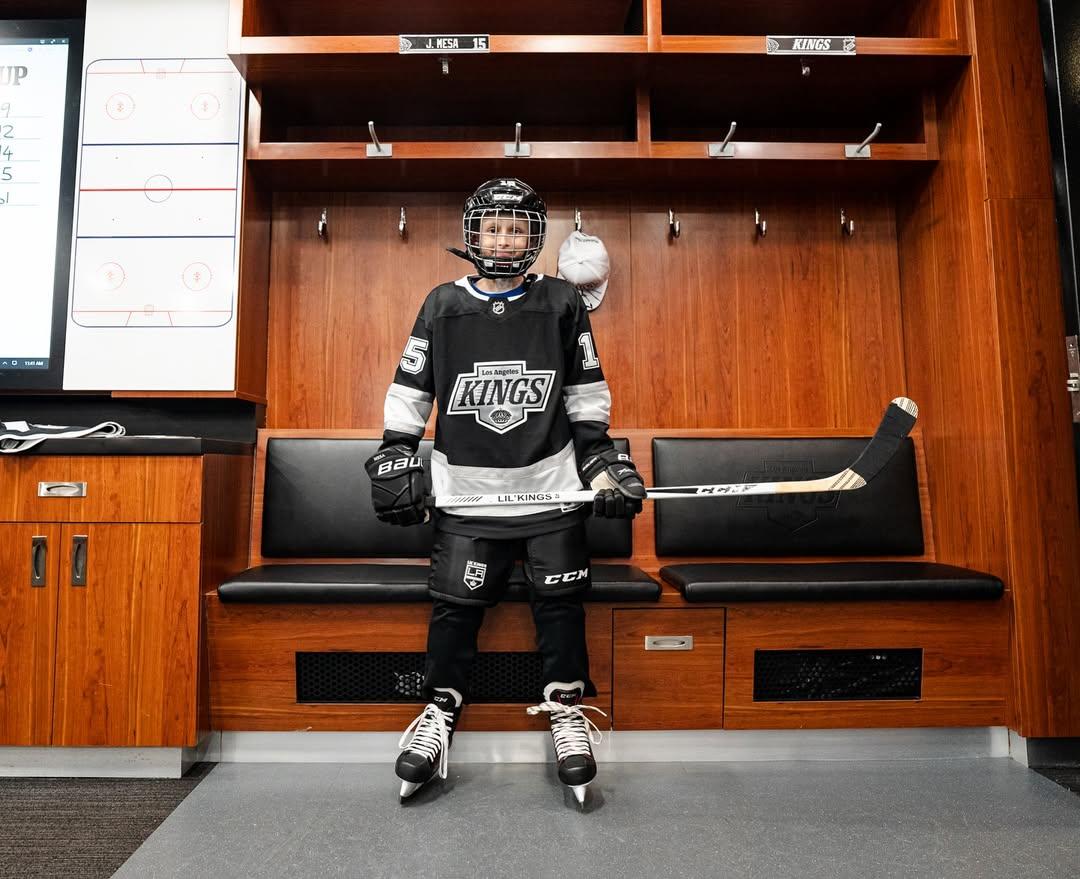 LA Kings made a lifelong dream come true for 12-year-old Joshua Bauer-Mesa by welcoming him as an honorary member of the team. 