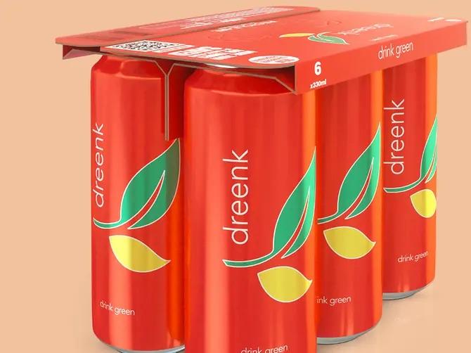 pack of 6 canned drinks