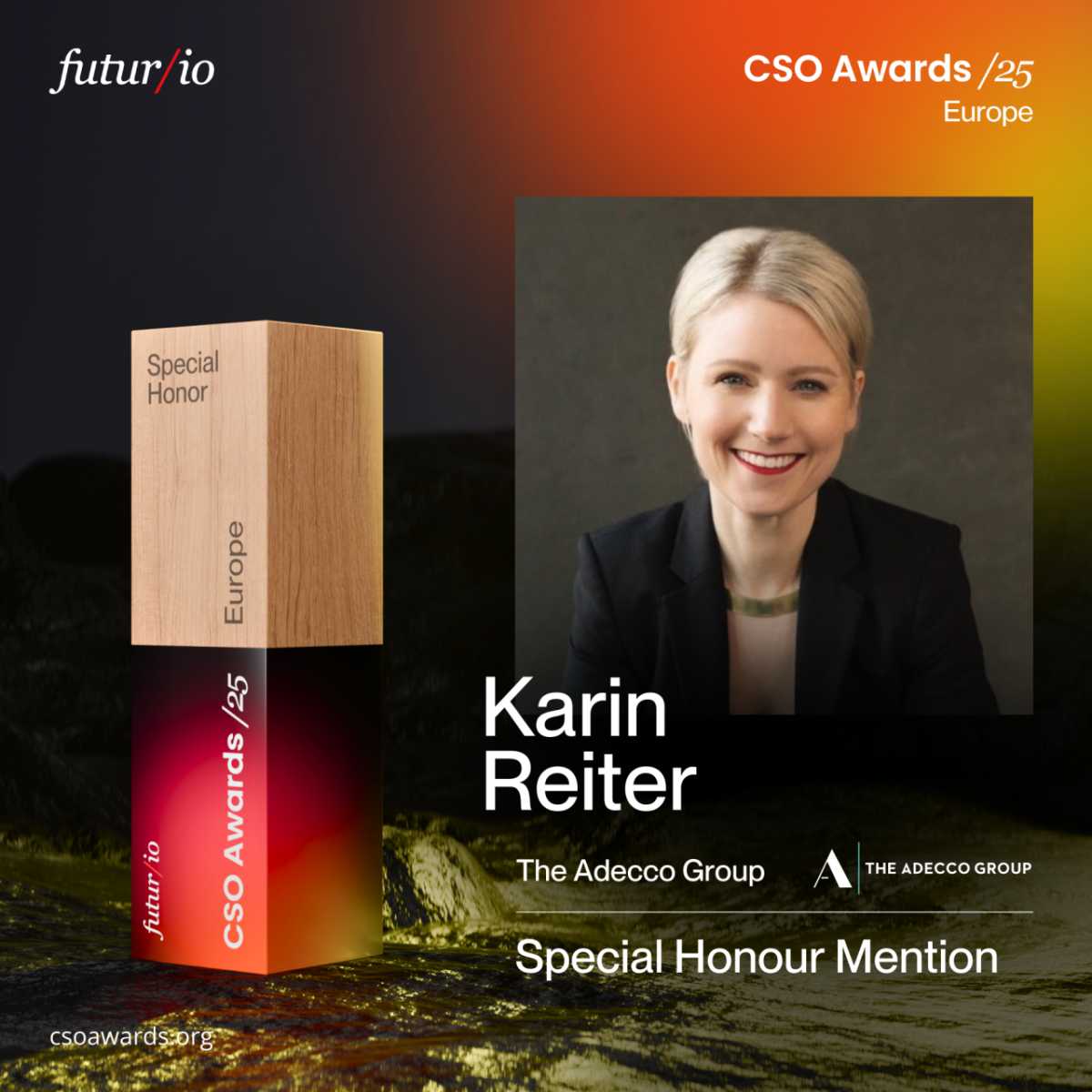 CSO Awards Karin Reiter