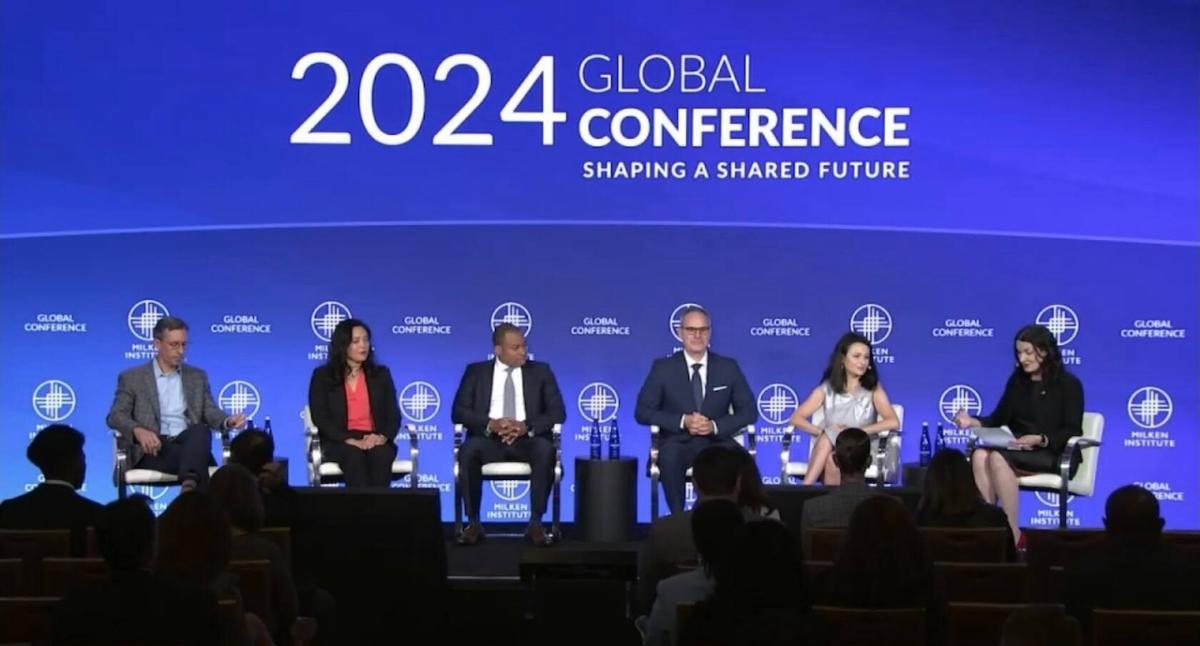 Panel discussion at the 2024 Milken Conference.