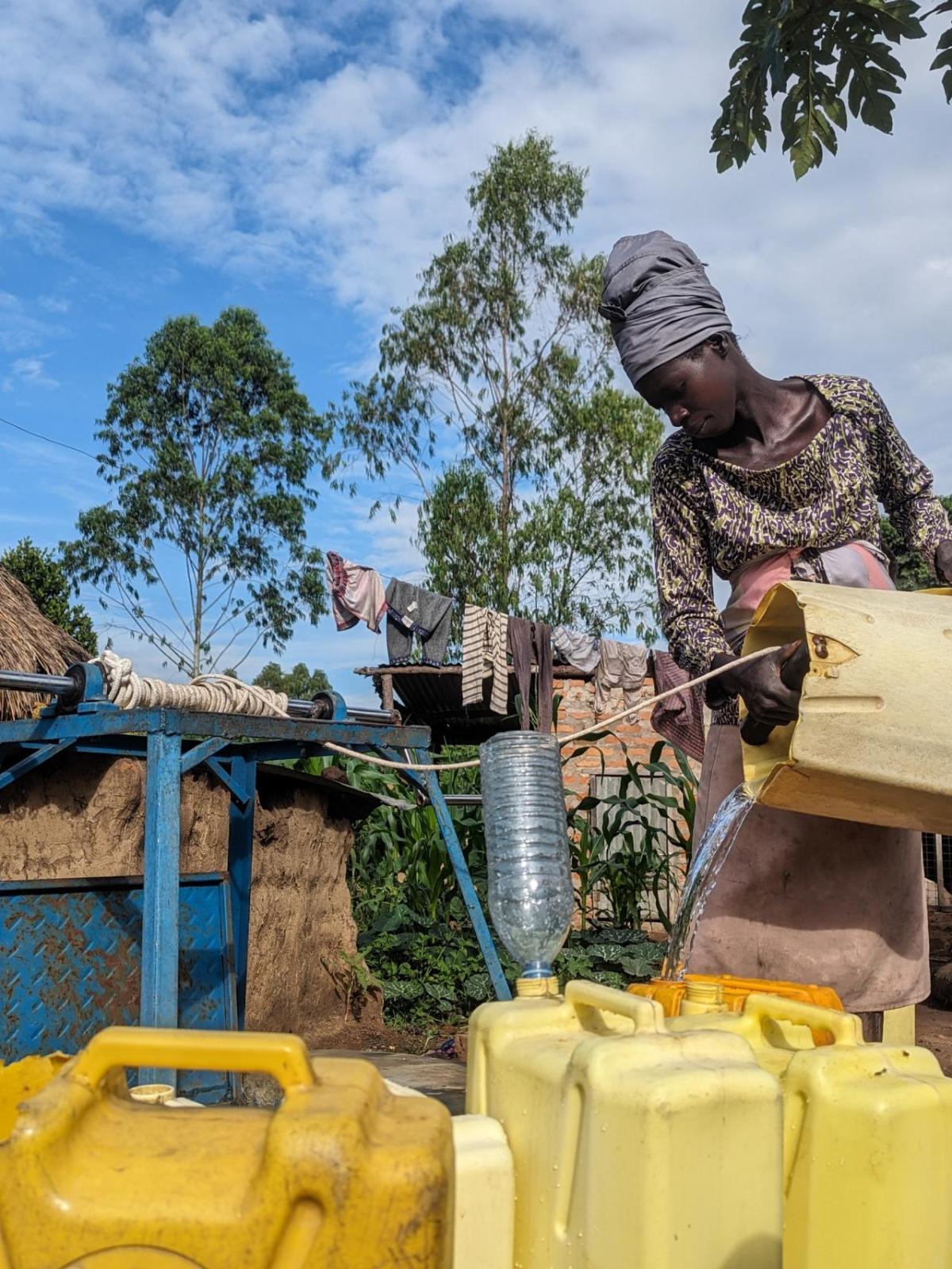 Sandra and her baby Faith live in rural Uganda, where they have little access to postnatal care. 