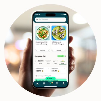 Reewild’s meal planner app