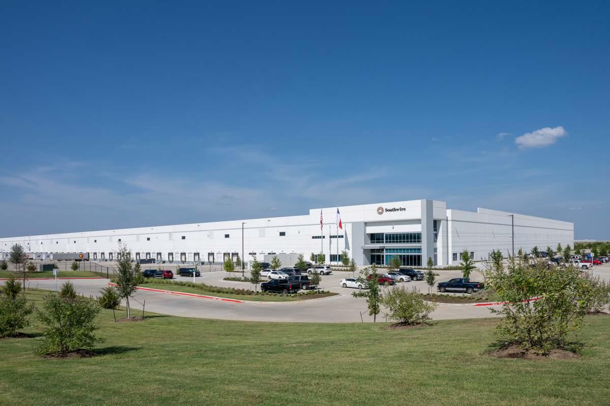 Southwire's distribution site in Dallas-Fort Worth, Texas.