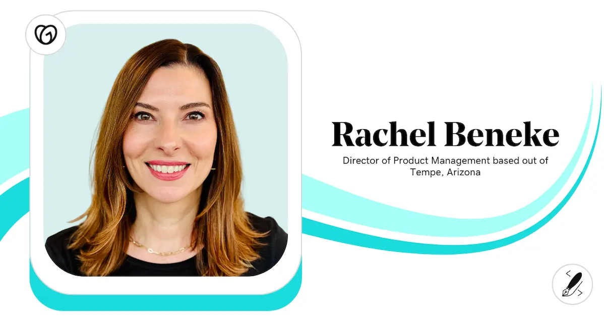 Rachel Beneke, Director of Product Management, GoDaddy.