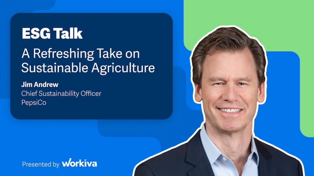 ESG Talk-A refreshing take on sustainable agriculture.