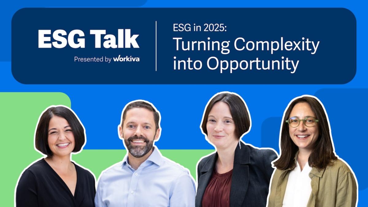 ESG Talk: ESG in 2025: Turning complexity into opportunity.