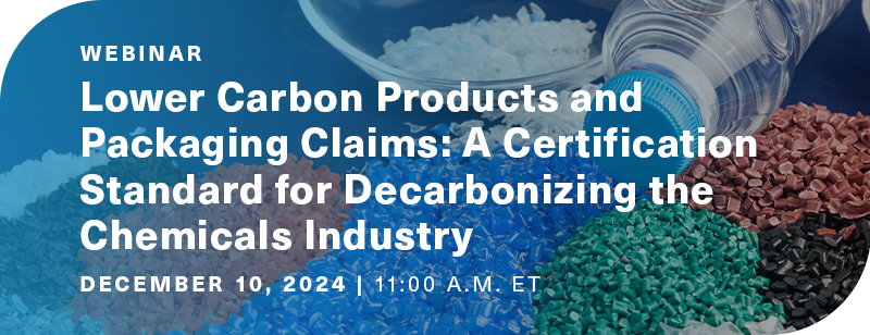 SCS Standards Lower Carbon Products and Packaging Claims Webinar Header Image