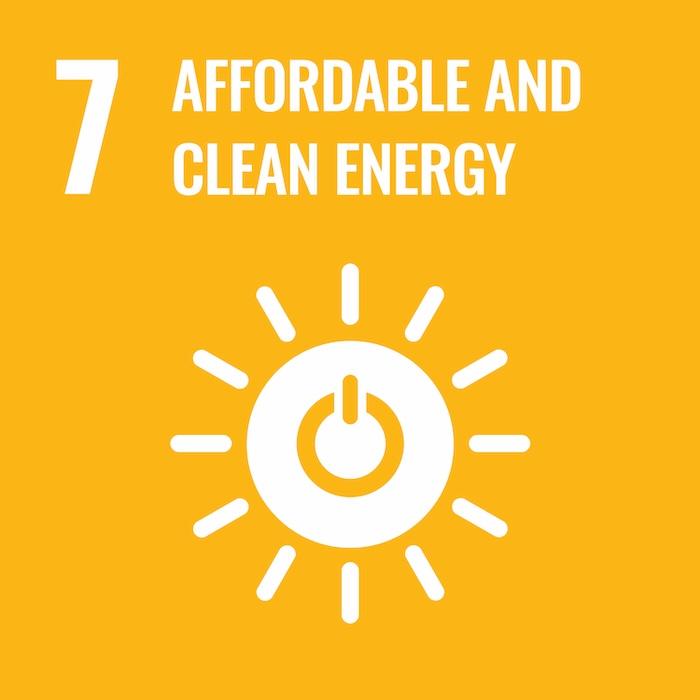 SDG 7: Affordable and Clean Energy.